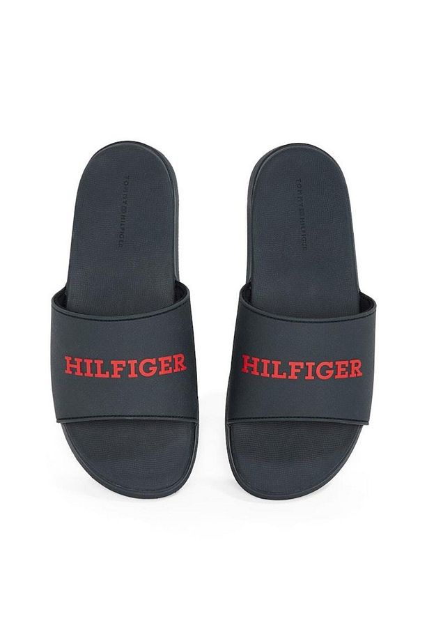 Erkek DUAL DENSITY HILFIGER POOL SLIDE Terlik - 4