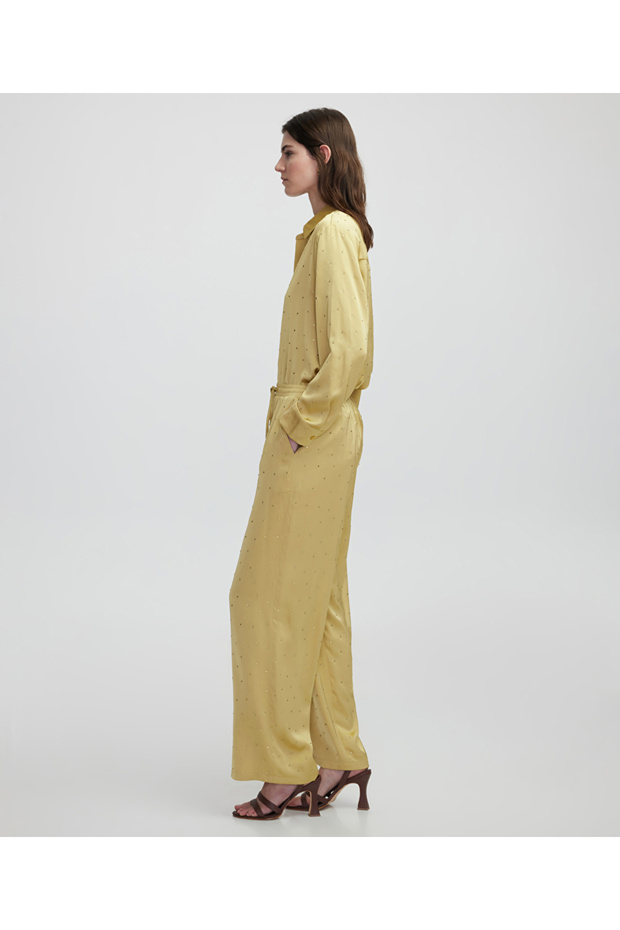 Hotfix baskılı pantolon - 5