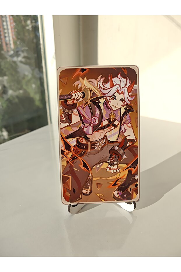 Genshin Itto Metal Trading Card 2 (6,5 X 11,5 cm) (1 Unit)