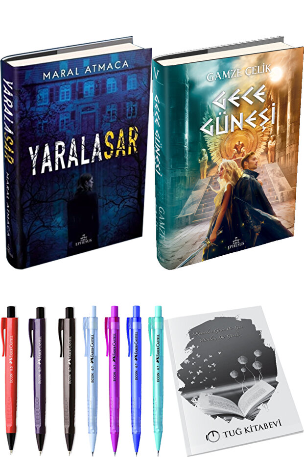 Yaralasar 1 Ciltli ve Gece Güneşi Ciltli + Hediyeli