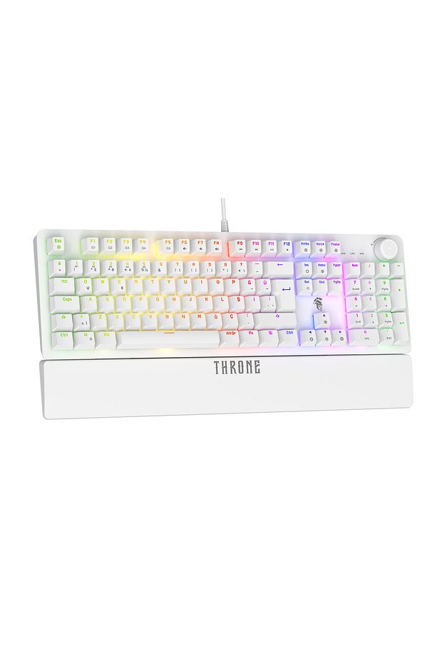 Lumina K1 ARGB Işıklandırma - Makro Yazılımlı - Red Switch - Bilek Destekli Mekanik Klavye - 1