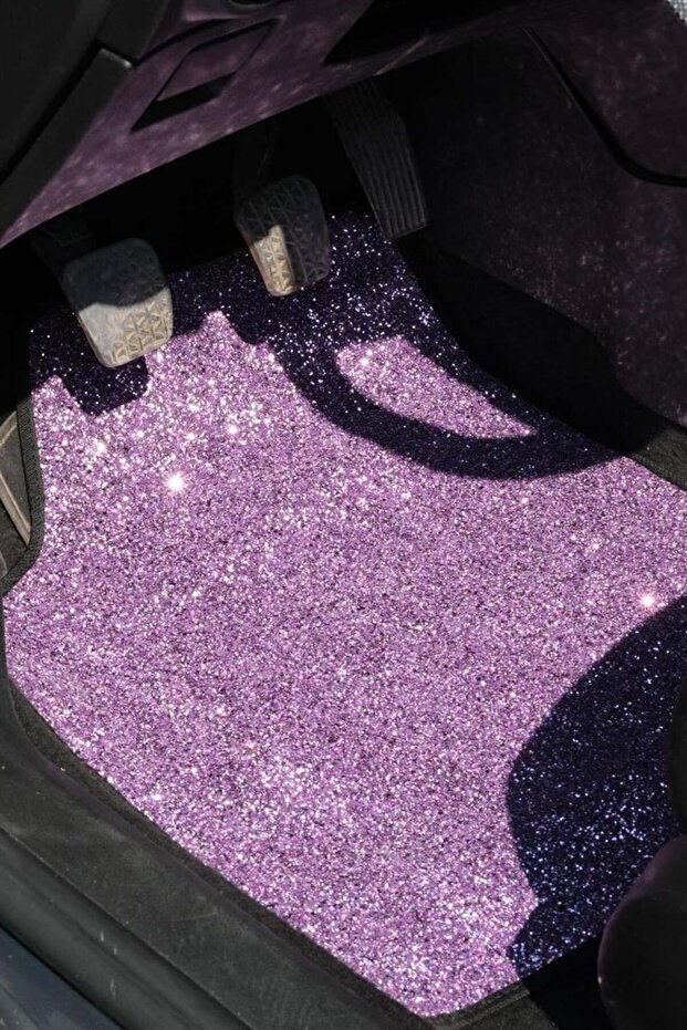 Paspas Takımı Pullu Mor Pullu Deri - 1