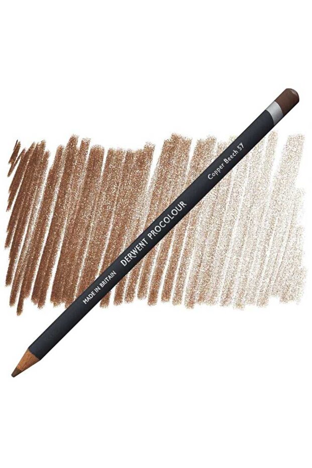 قلم طلاء جاف بروكولور 57 خشب زان نحاسي - 1