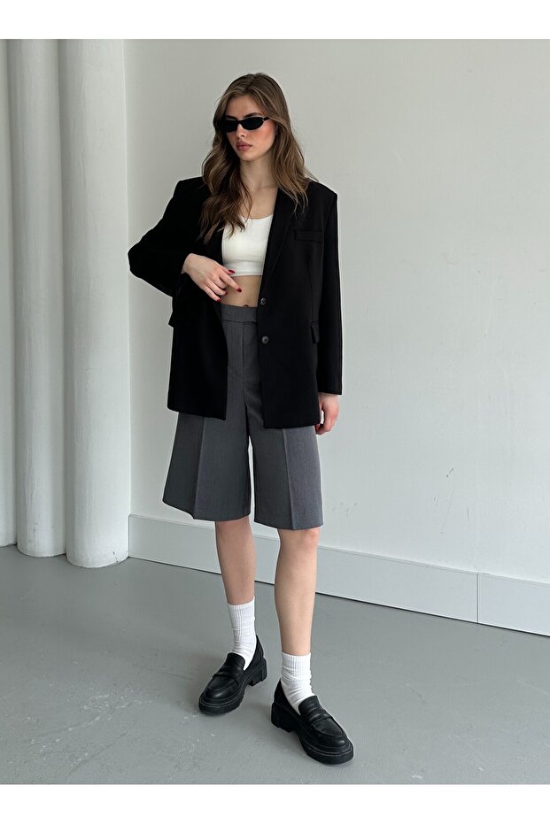Black Washington Blazer Jacket - 7318
