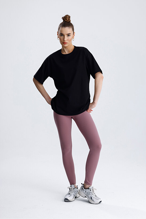 Owersize  Unisex Pamuklu Tshirt - 2