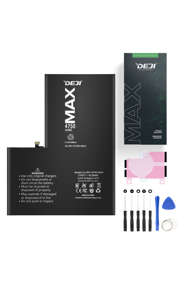iPhone 13 Pro Max Batarya 4750 mAh Mucize Batarya Deji - 1