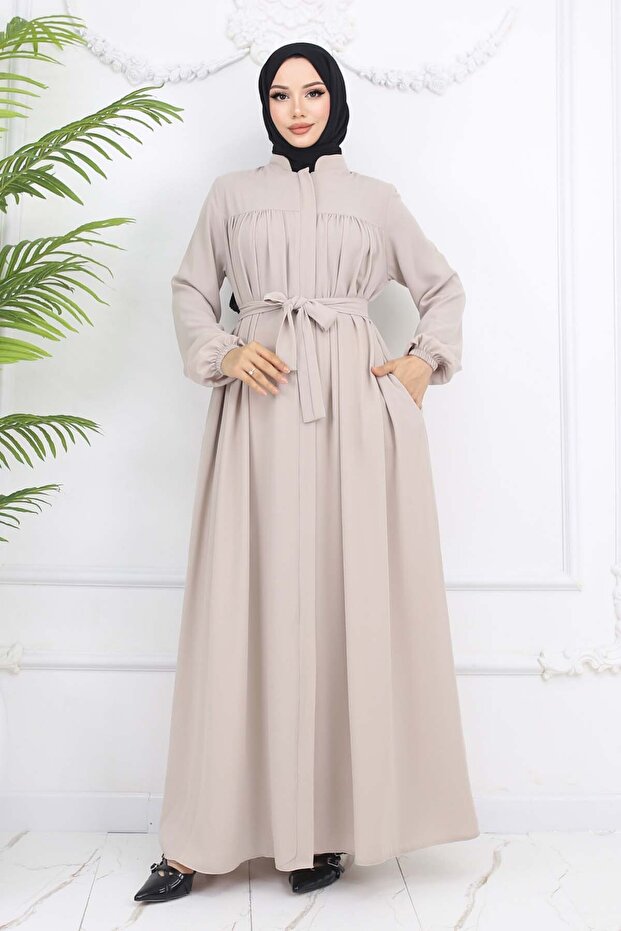 Robed Belted Ferace Stone Color 1004