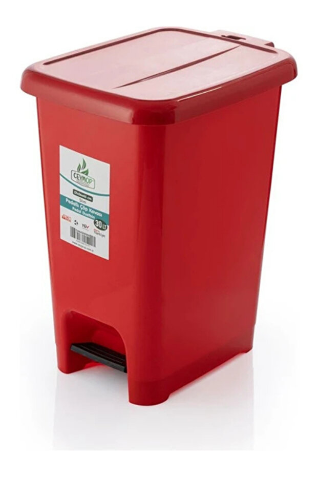 Slim Pedal Trash Can 30 Lt