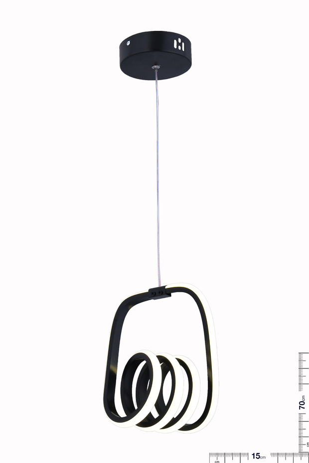 YAY TEKLİ  SİYAH AVİZE - 3