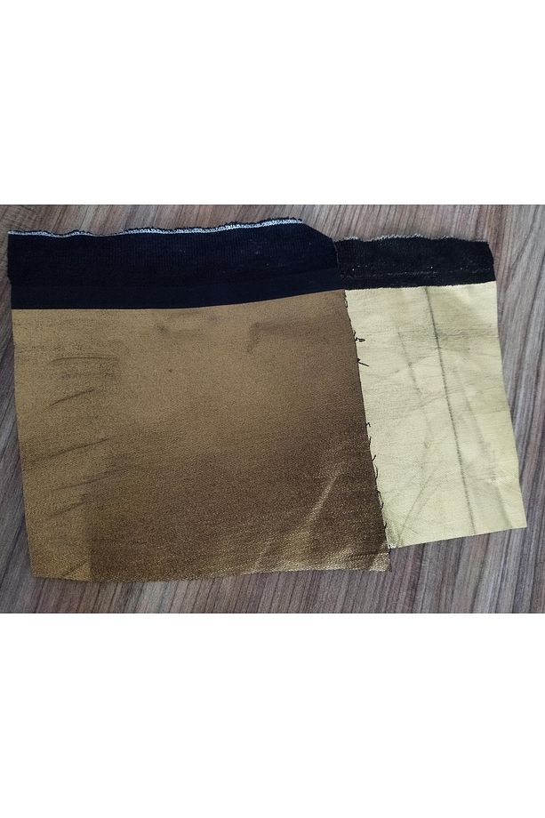Koyu Sarı Parlak Su Geçirmez Kumaş Pantolon,Ceket,Yelek vb. - 5