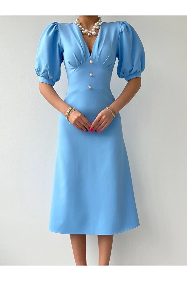 Linda Midi Elbise - 2