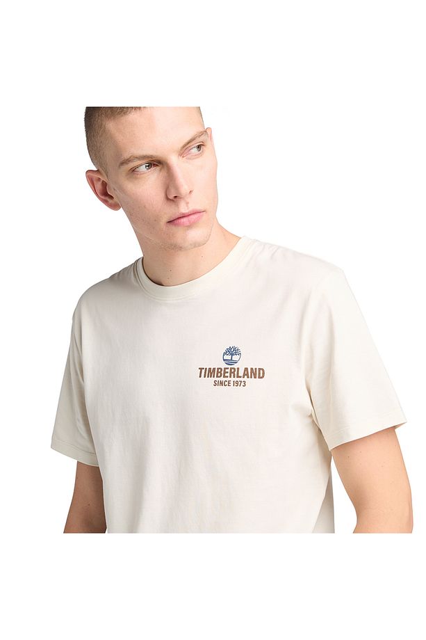 Work Inspired Back Graphic Tee Erkek Bej Tshirt Tb0a2g8scm91 - 3