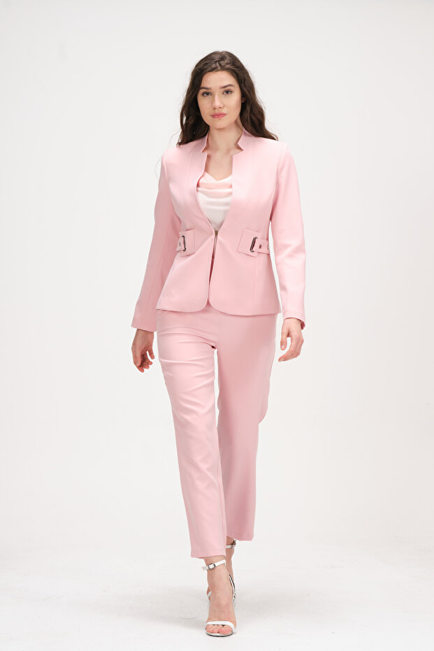 Accessory Detailed Jacket - 6