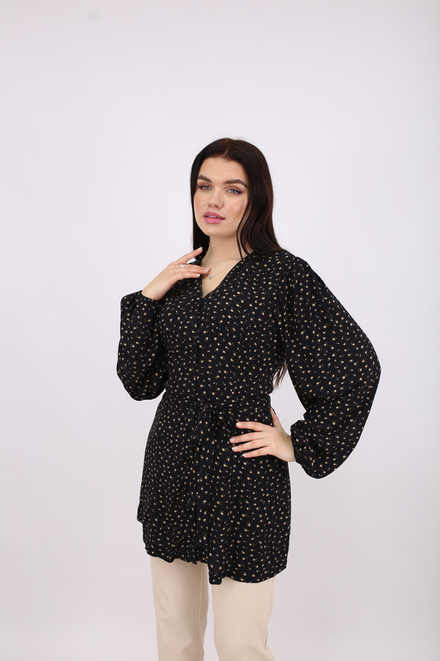 Patterned Lace Tunic - 7