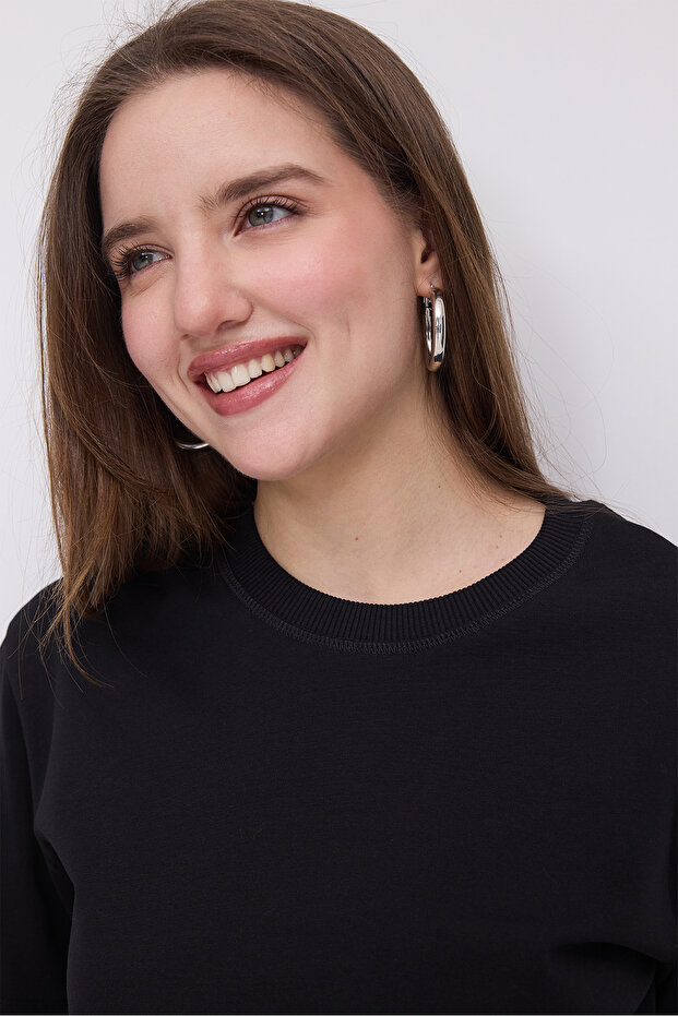 Bisiklet Yaka Basic T-shirt P10404 - 3