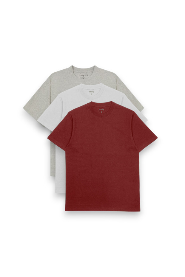 3-Pack Unisex Oversize Suprem T-Shirt - T-Shirt