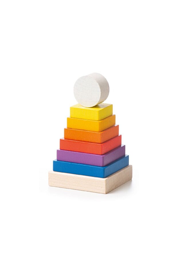 Dřevěná hračka, "pyramida 1" - 2