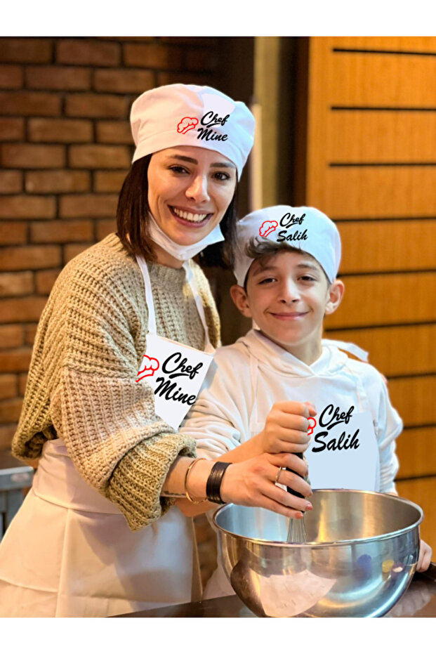 Chef Designed Apron and Hat Set with Strap