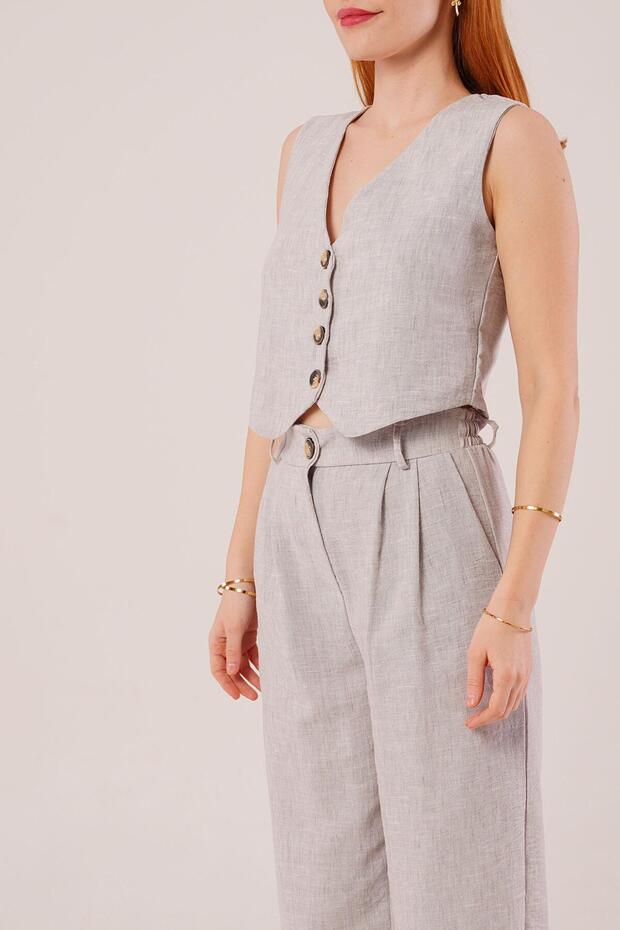    Melted Pattern Gray Suit - 1