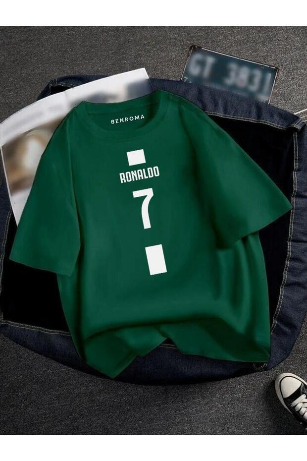 Oversize Footballer Printed Unisex T-Shirt Printed