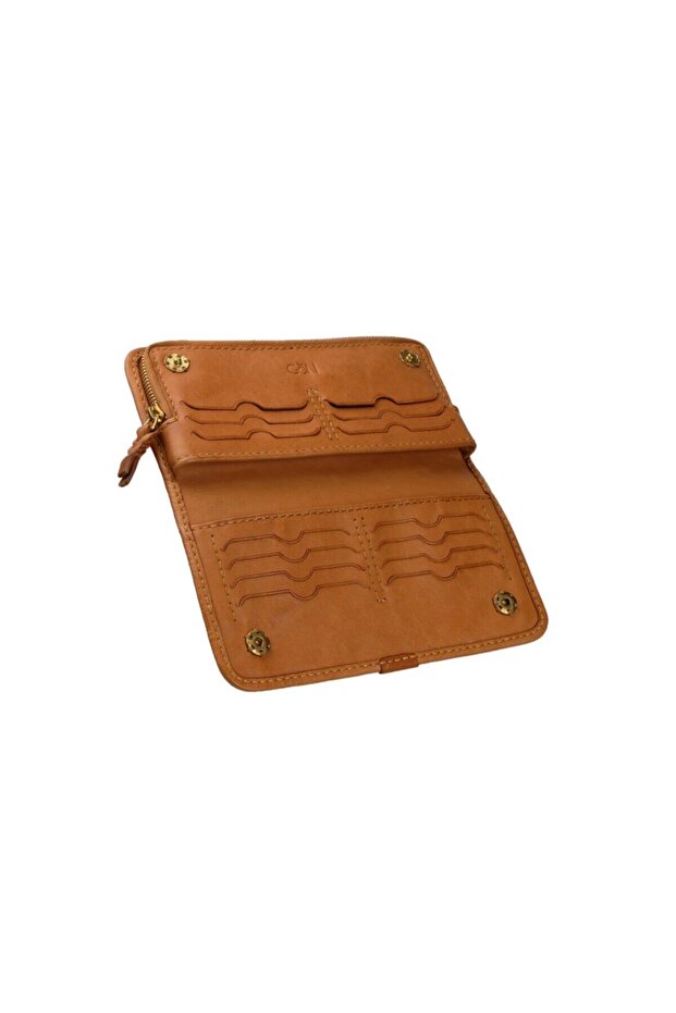 Hakiki Deri Bayan Cüzdan 16 Arta Taba - 4