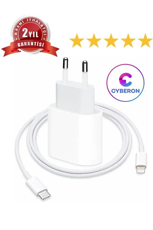 Iphone Type-c 25w Tüm Serilerle Uyumlu Hızlı Şarj Aleti Adaptör Kablo Set 7 8 X 11 12 13 14 Pro Max - 4