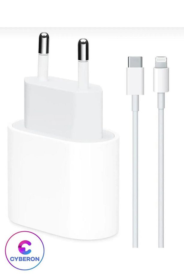 Iphone Type-c 25w Tüm Serilerle Uyumlu Hızlı Şarj Aleti Adaptör Kablo Set 7 8 X 11 12 13 14 Pro Max - 1
