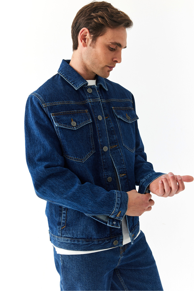 Multi-Pocket Jeans Jacket - 4