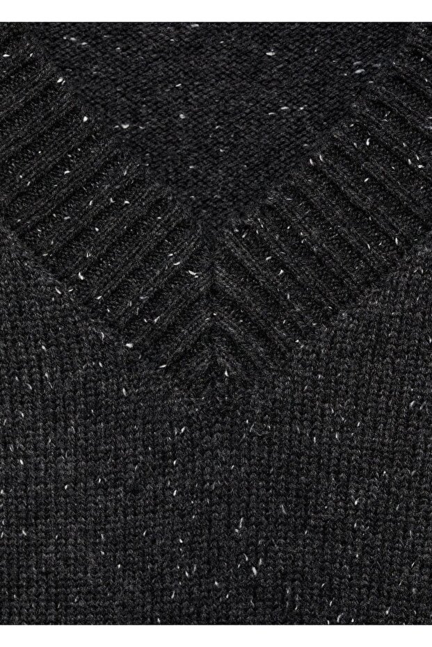 V yaka triko yelek - 5