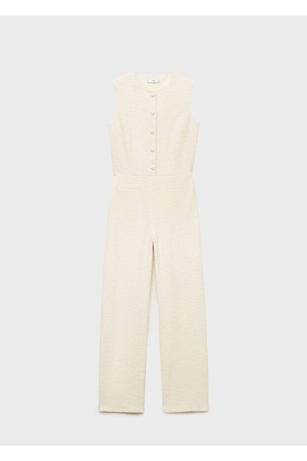 Düğmeli tüvit tulum - 3