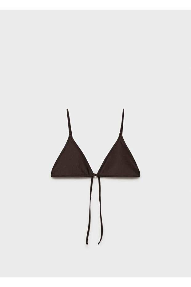 Parlak yüzeyli bikini üstü - 3