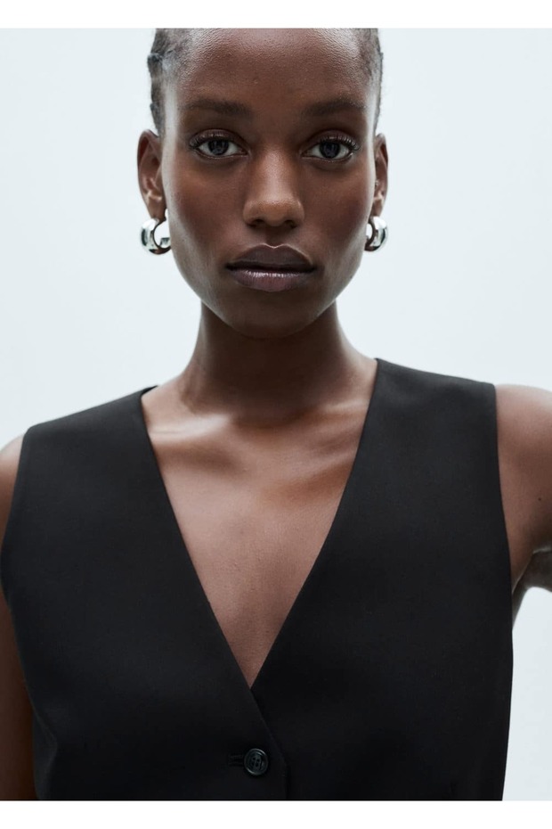 Düğmeli takım yelek - 5