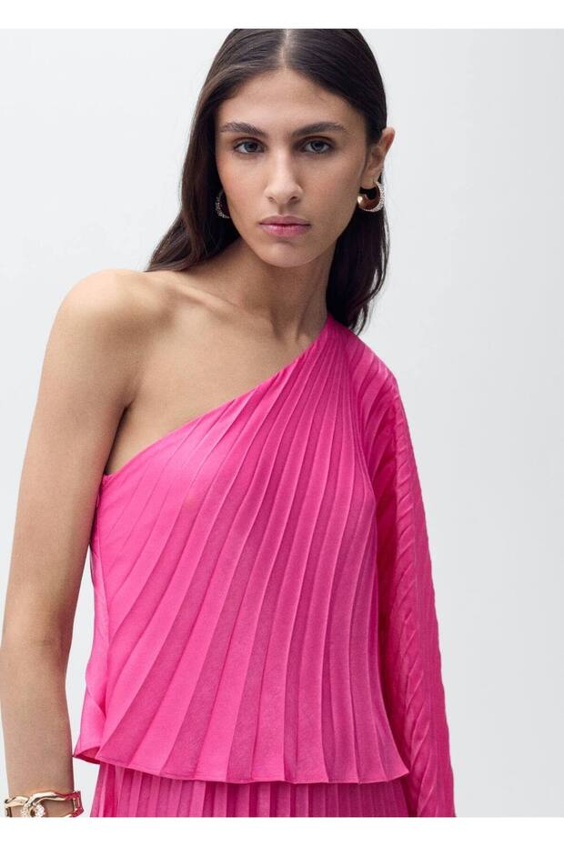 Uzun pelerin elbise - 7