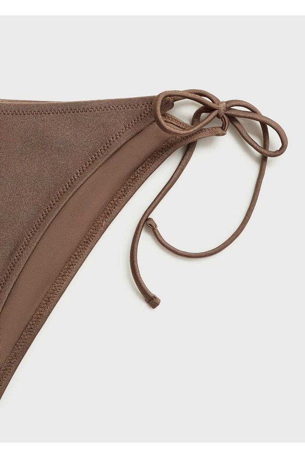 Parlak bitişli bikini külot - 6
