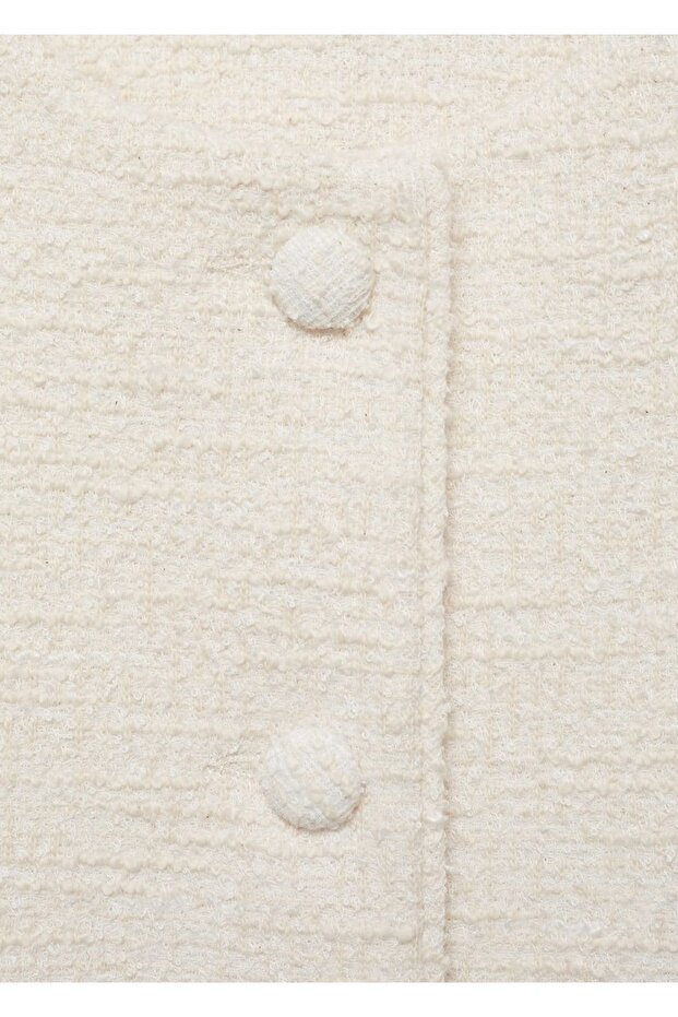 Düğmeli tüvit yelek - 8