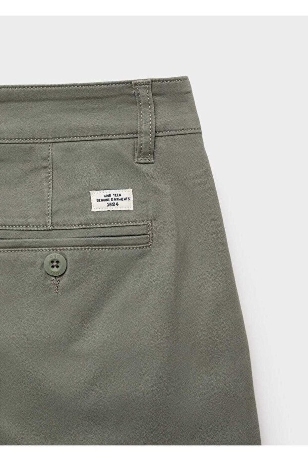 Pamuklu bermuda şort - 7