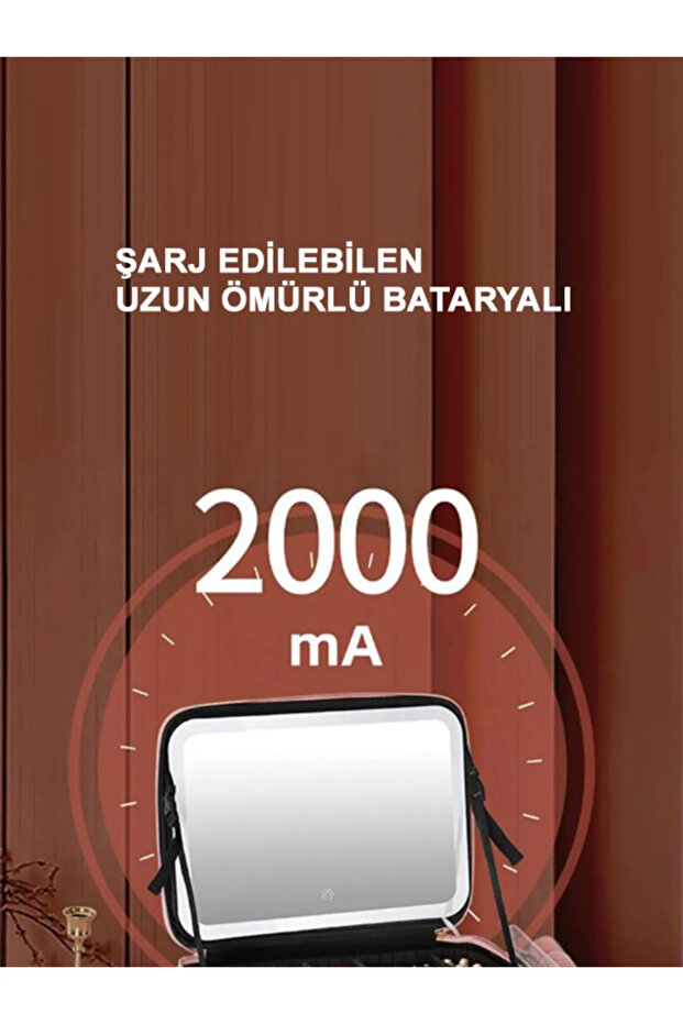 Makeup Bag with Makeup Mirror - 6