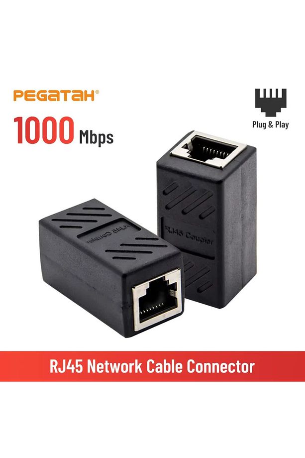 Rj45 Dişi Dişi Cat5/6/7/8 Ethernet Lan Ağı Birleştirici Aparatı Internet Kablo Uzatıcı 10 Adet - 5