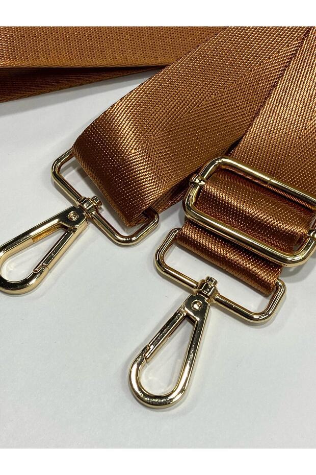 Çanta Sapı / Polyester Gold Detaylı Çanta Sapı taba - 2