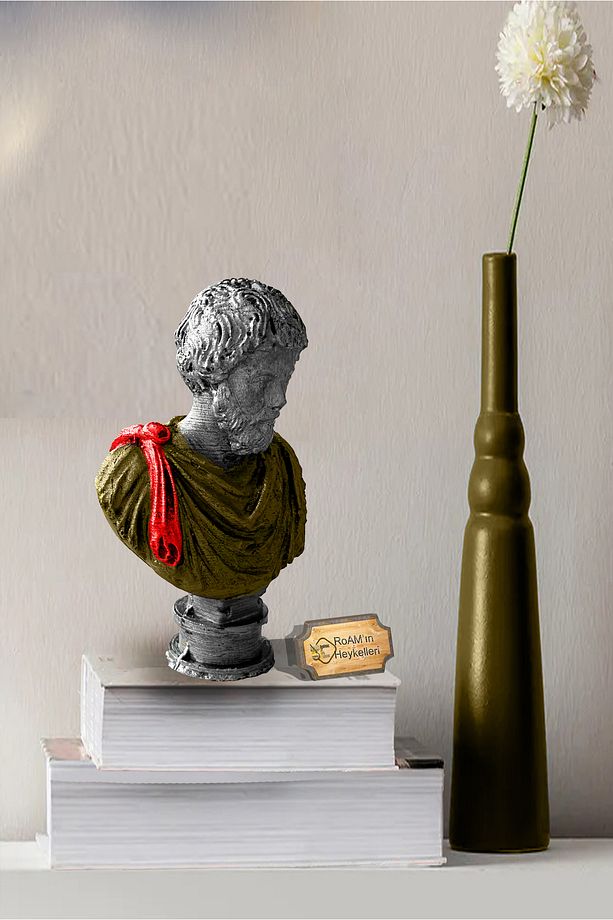 Marcus Aurelius Büstü Biblo – Stoacı Felsefenin Zamansız Simgesi - 1