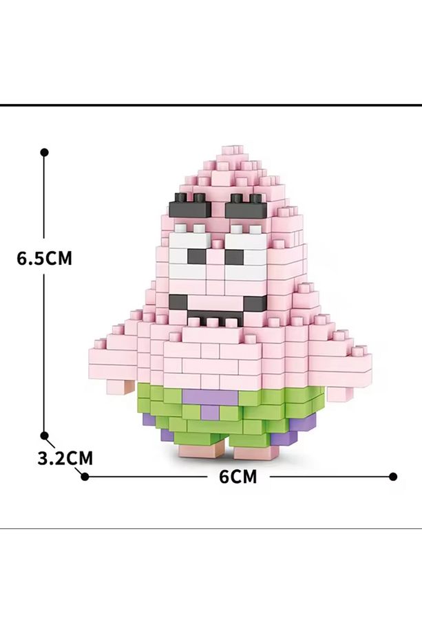 Sünger Bob, Bay Yengeç, Patrick, Squidward Figürü 3d Yapboz Puzzle Yapı Oyuncakları - 2