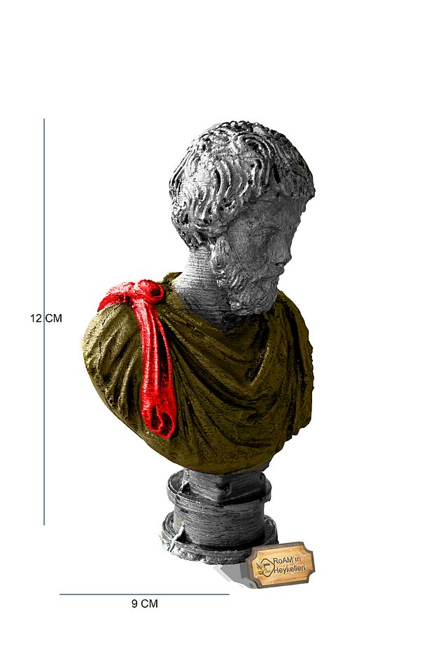 Marcus Aurelius Büstü Biblo – Stoacı Felsefenin Zamansız Simgesi - 2