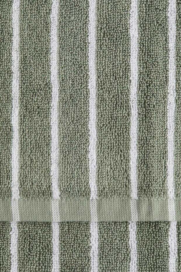 Striped hand towel