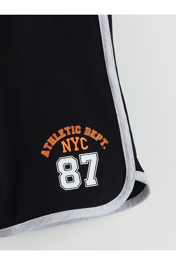 LCW Kids Bisiklet Yaka Erkek Çocuk Şortlu Pijama Takımı - 6