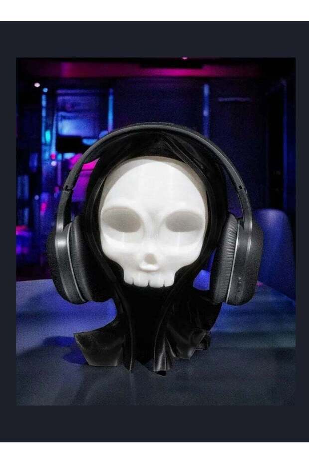 حامل سماعات Grinning Reaper - تصميم فريد وعملي