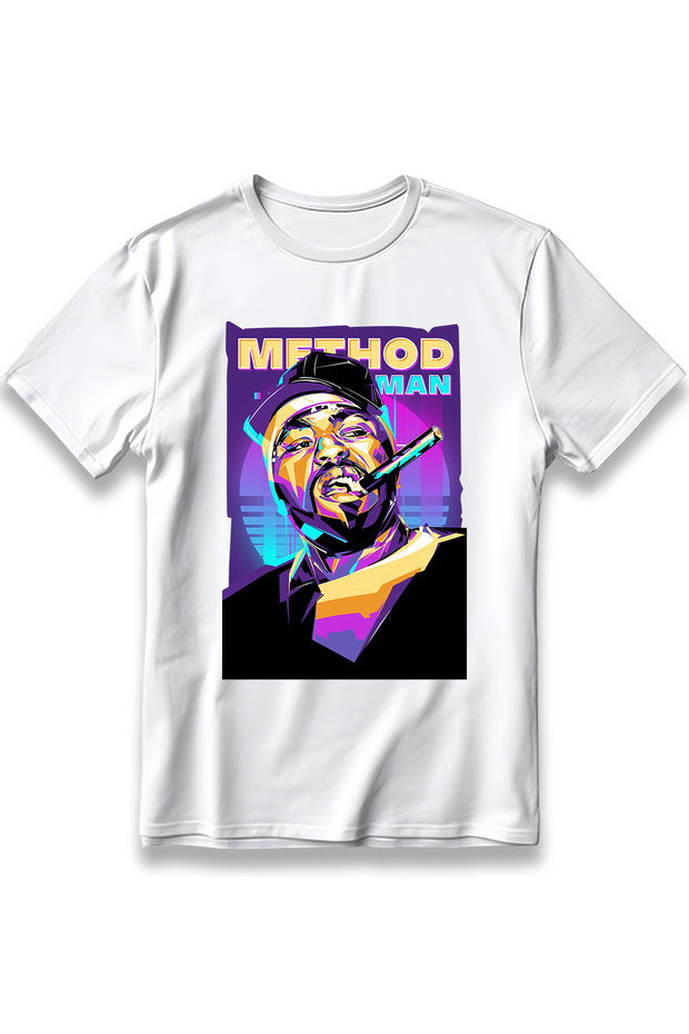 Oversize Unisex Methodman T-Shirt 100% Cotton Printed T-Shirt
