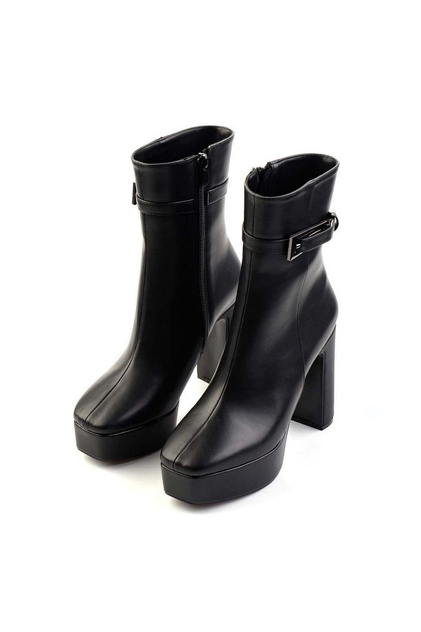 Siyah  Kadın Bot & Bootie K02227176009 - 2