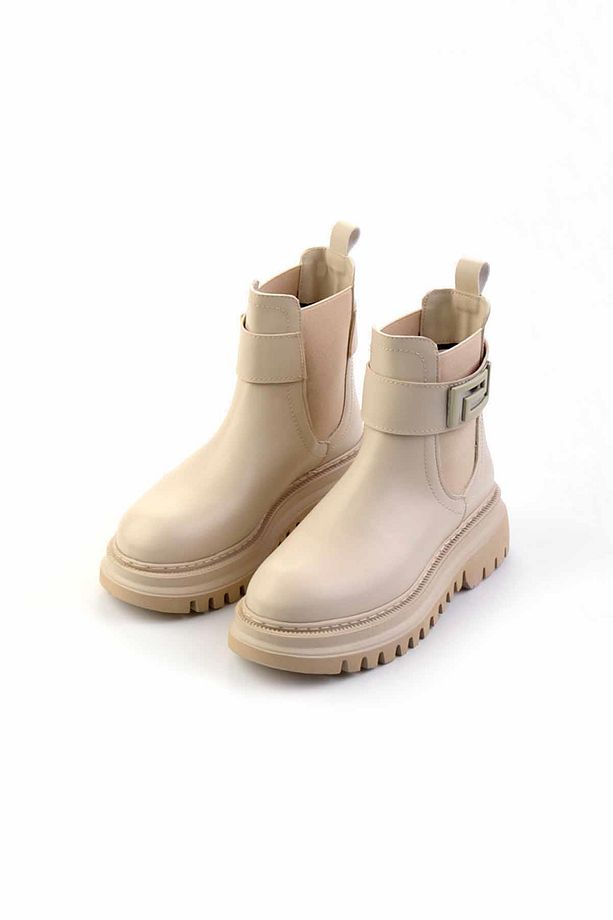 Bej  Kadın Bot & Bootie K02538562209 - 2