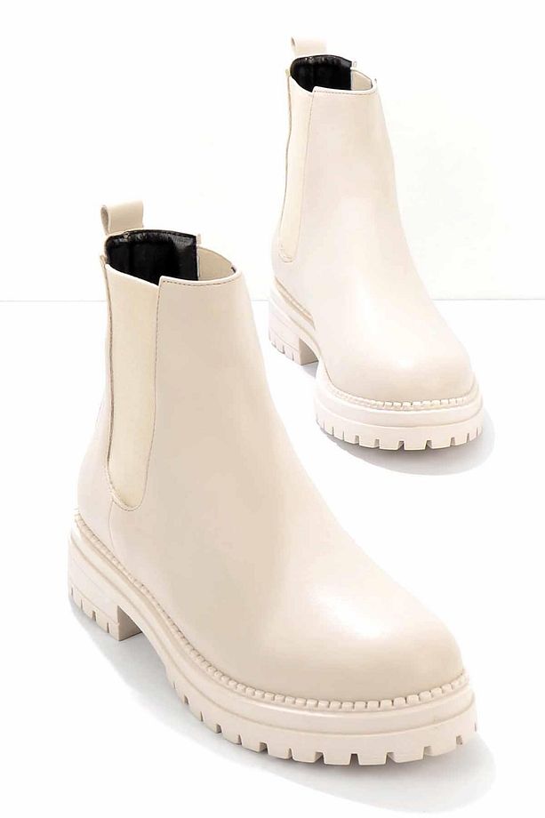 Bej Kadın Bot & Bootie K02246150409 - 2