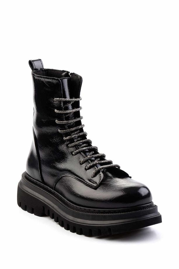 Parlak Siyah  Kadın Bot & Bootie K02377030009 - 3